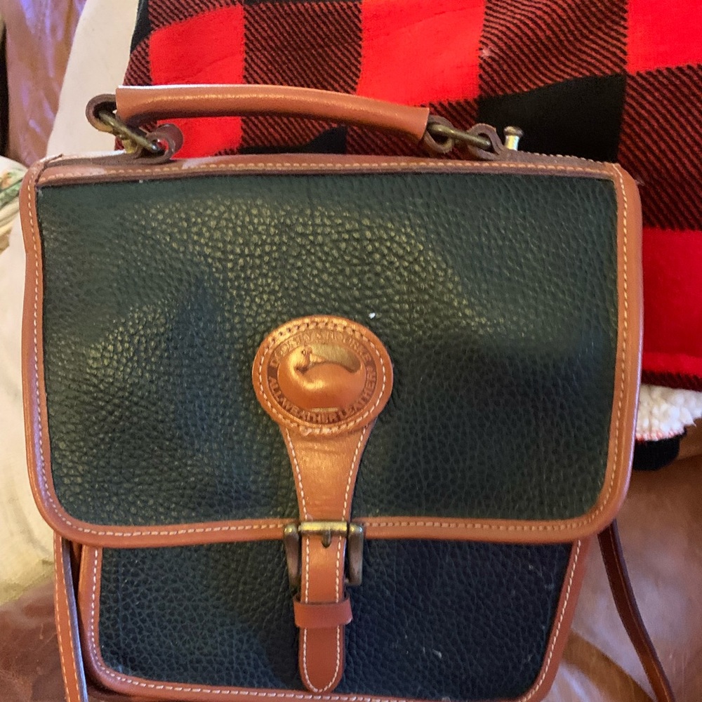 Vintage Dooney and Bourke Hunter Green Satchel Pending